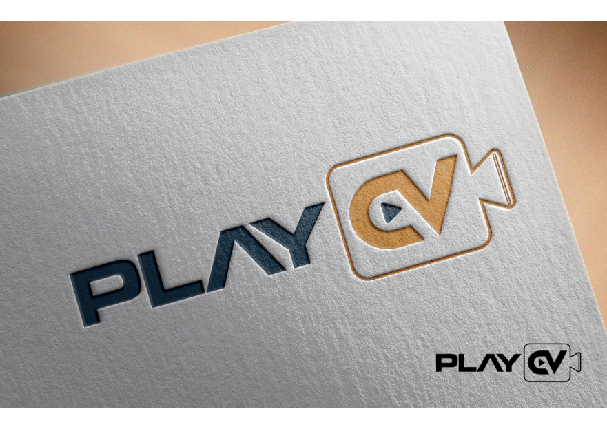 Videolu CV platformu için logo tasarımı yarışmasına tasarımcı GCLONR tarafından sunulan  tasarım 