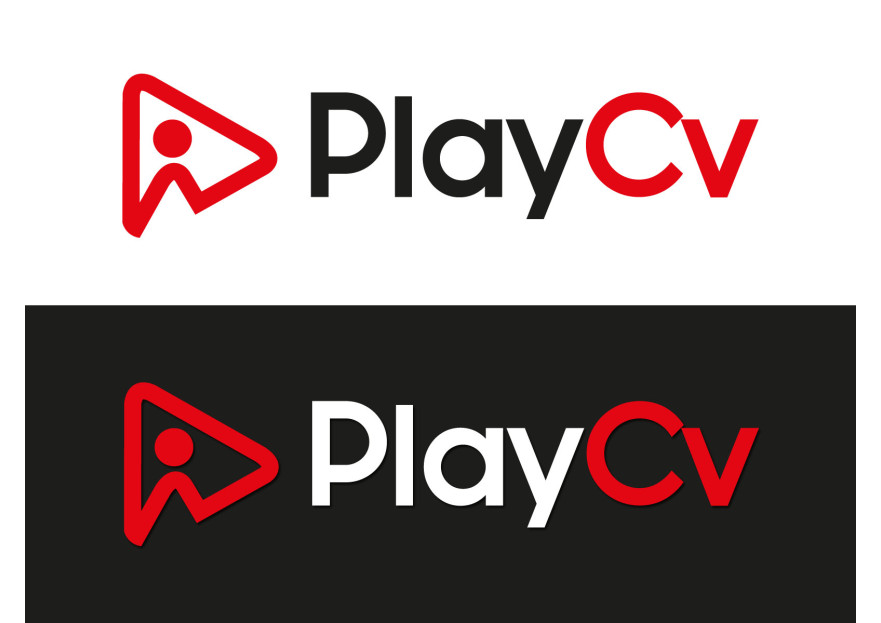 Videolu CV platformu için logo tasarımı yarışmasına tasarımcı melek gümüş tarafından sunulan  tasarım 
