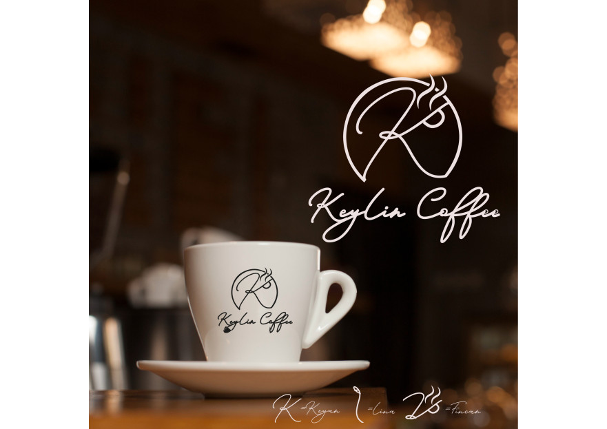 Coffee Logo tasarim yarışmasına tasarımcı ByBaykuş tarafından sunulan  tasarım 