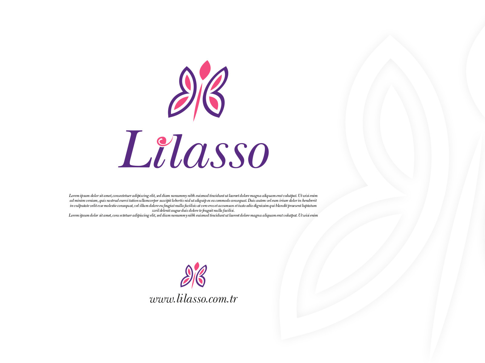Tasarlayan Etrah™-''LİLASSO'' MARKASI İÇİN LOGO-KARTVİZİT