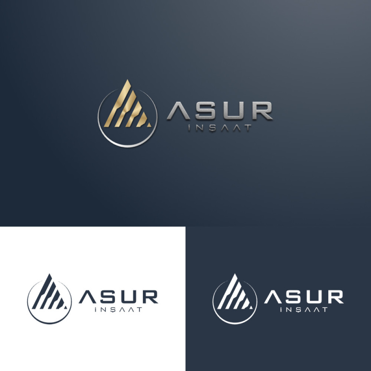 Tasarlayan Dyzyn-ASUR İNŞAAT İÇİN LOGO TASARIM