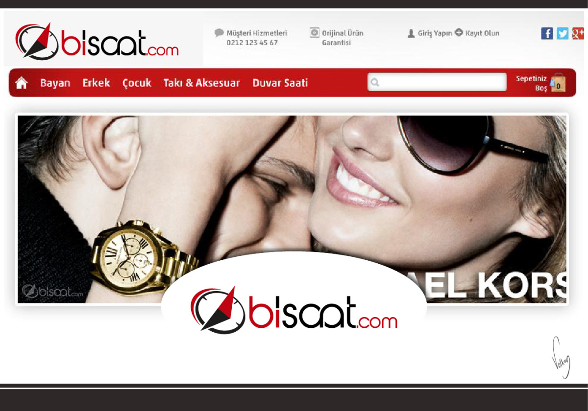 Tasarlayan volkanKocaman-Bisaat.com İÇİN LOGO VE KURUMSAL KİMLİK.