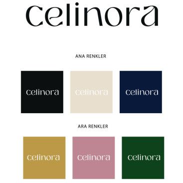 Celinora markamıza logo arıyoruz.  yarışmasına tasarımcı nazkrakya tarafından sunulan  tasarım 