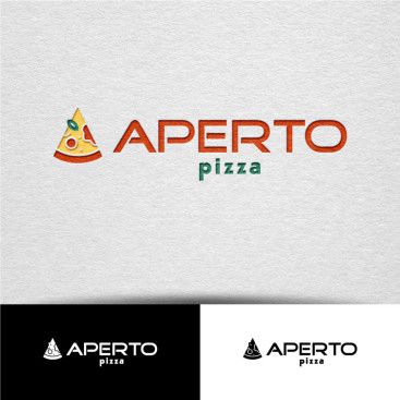 APERTO PİZZA LOGOSUNU ARIYOR yarışmasına tasarımcı Gökko0 tarafından sunulan  tasarım 