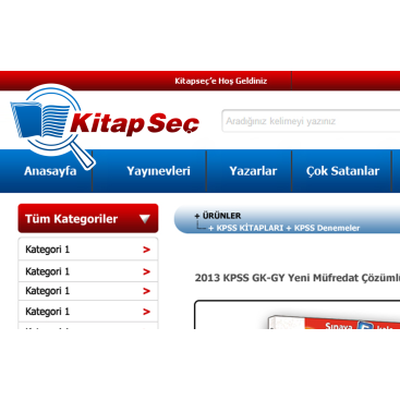  Kitap Satış Sitesine Logo yarışmasına tasarımcı BUCK tarafından sunulan  tasarım 