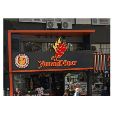 Kuru Yolum Helal Tavuk Döner Markası  yarışmasına tasarımcı grafikodam tarafından sunulan  tasarım 