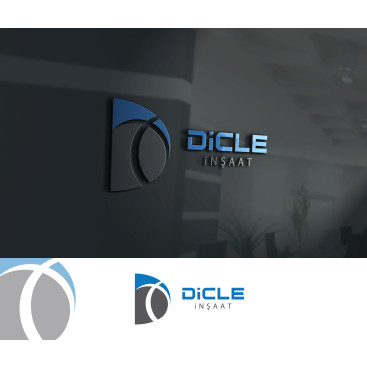 DİCLE İNŞAATA LOGO TASARIMI yarışmasına tasarımcı silence tarafından sunulan  tasarım 