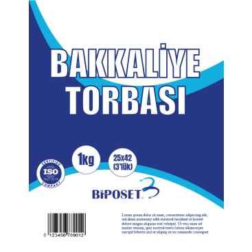 BAKKALİYE TORBASI  DIŞ AMBALAJ TASARIMI yarışmasına tasarımcı Yorgo tarafından sunulan  tasarım 
