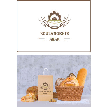 EKMEK FIRINI LOGO YENILEME yarışmasına tasarımcı ukdesign tarafından sunulan  tasarım 