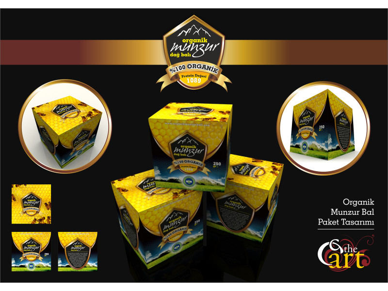 Organik bal kavanozu kutusu