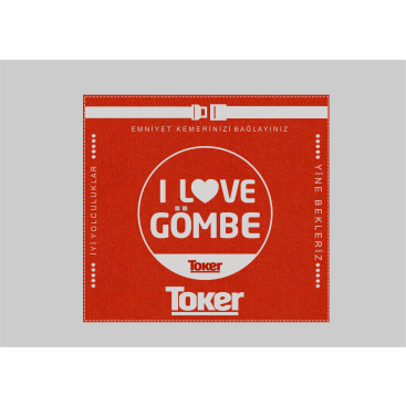 Kumaş promosyon ürünleri üzerine çalışma yarışmasına tasarımcı Altun tarafından sunulan  tasarım 