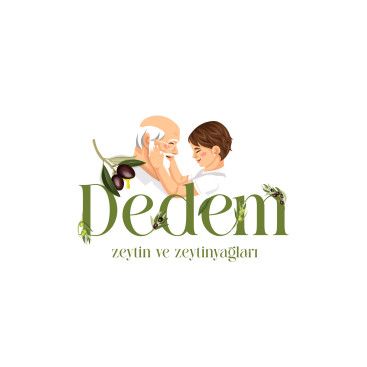dedem zeytin ve zeytinyağlari için logo yarışmasına tasarımcı grafiker10 tarafından sunulan  tasarım 