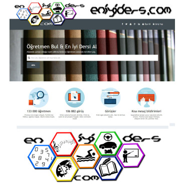 eğitim platformu için logo yarışmasına tasarımcı zumruduanka tarafından sunulan  tasarım 