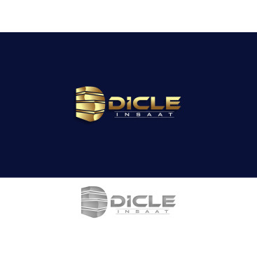 DİCLE İNŞAATA LOGO TASARIMI yarışmasına tasarımcı grfkismail tarafından sunulan  tasarım 