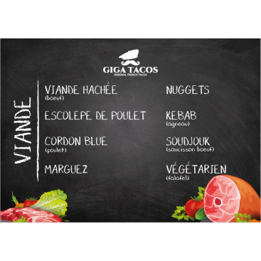 Fast Food Menüsü Tasarimi yarışmasına tasarımcı GIH tarafından sunulan  tasarım 