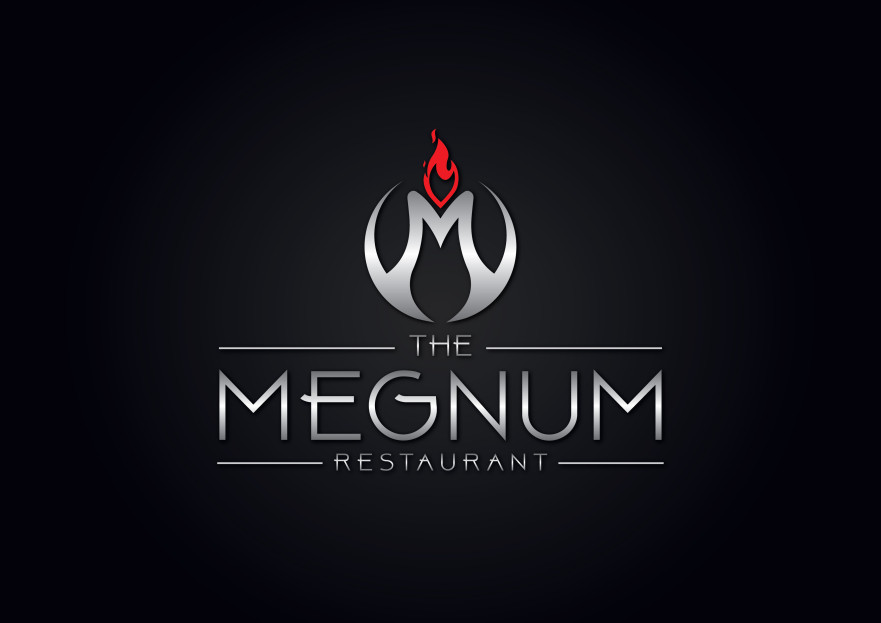 The Megnum Restoranı İçin Logo Tasarım. yarışmasına tasarımcı İNNOVASYON tarafından sunulan  tasarım 