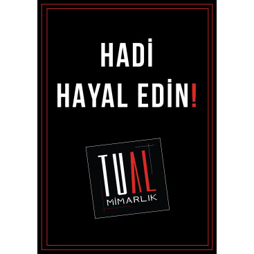 TUAL MİMARLIK - AFİŞ TASARIMI  yarışmasına tasarımcı -DW- tarafından sunulan  tasarım 