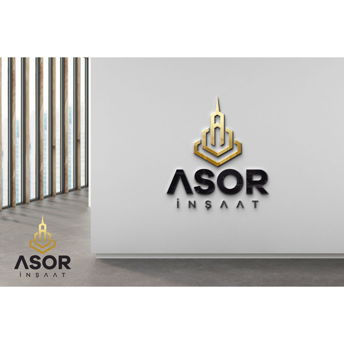 inşaat  firması için logo