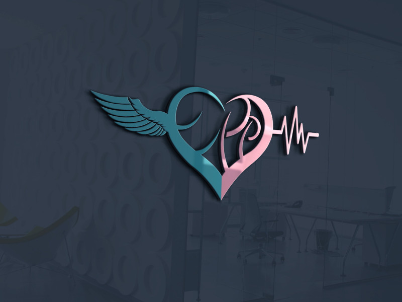 Eşimle benim harflerimden logo