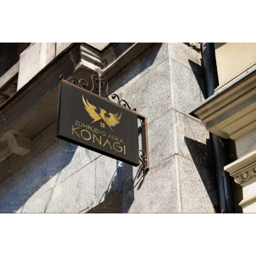 Zümrüd-ü Anka Konağı Logo Çalışması yarışmasına tasarımcı exhten tarafından sunulan  tasarım 