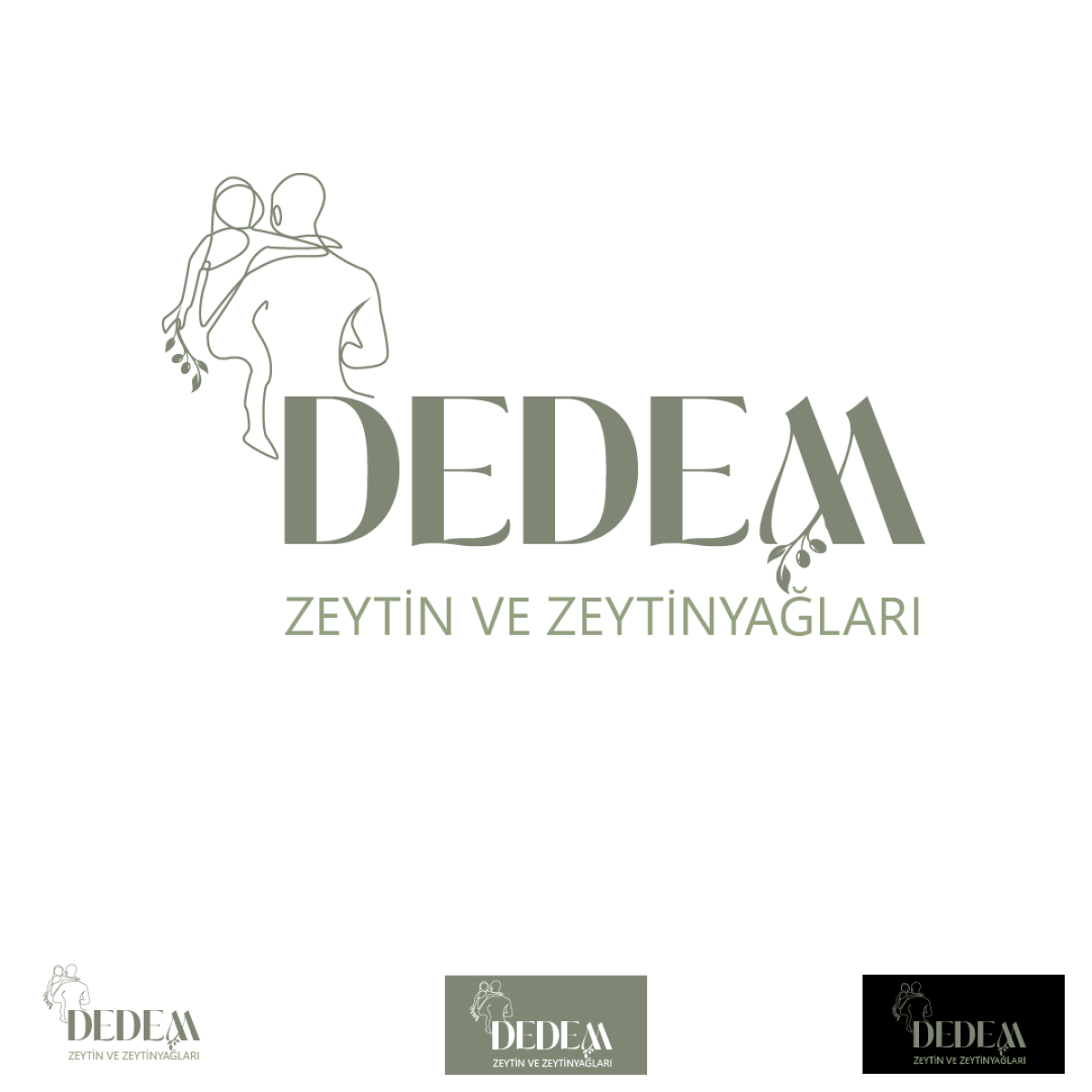 Tasarlayan yaseminglr-dedem zeytin ve zeytinyağlari için logo