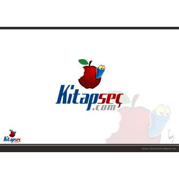  Kitap Satış Sitesine Logo yarışmasına tasarımcı volkanKocaman tarafından sunulan  tasarım 