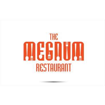 The Megnum Restoranı İçin Logo Tasarım. yarışmasına tasarımcı ErcanH tarafından sunulan  tasarım 