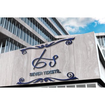 Tekstil firma logosu yarışmasına tasarımcı igrafik tarafından sunulan  tasarım 