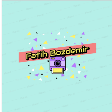 FATİH BOZDEMİR FOTOĞRAFÇI LOGO yarışmasına tasarımcı keremdemirel tarafından sunulan  tasarım 