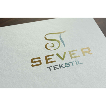 Tekstil firma logosu yarışmasına tasarımcı hbgrafik tarafından sunulan  tasarım 