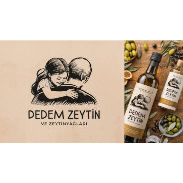 dedem zeytin ve zeytinyağlari için logo yarışmasına tasarımcı yyusuftuysuz5561 tarafından sunulan  tasarım 