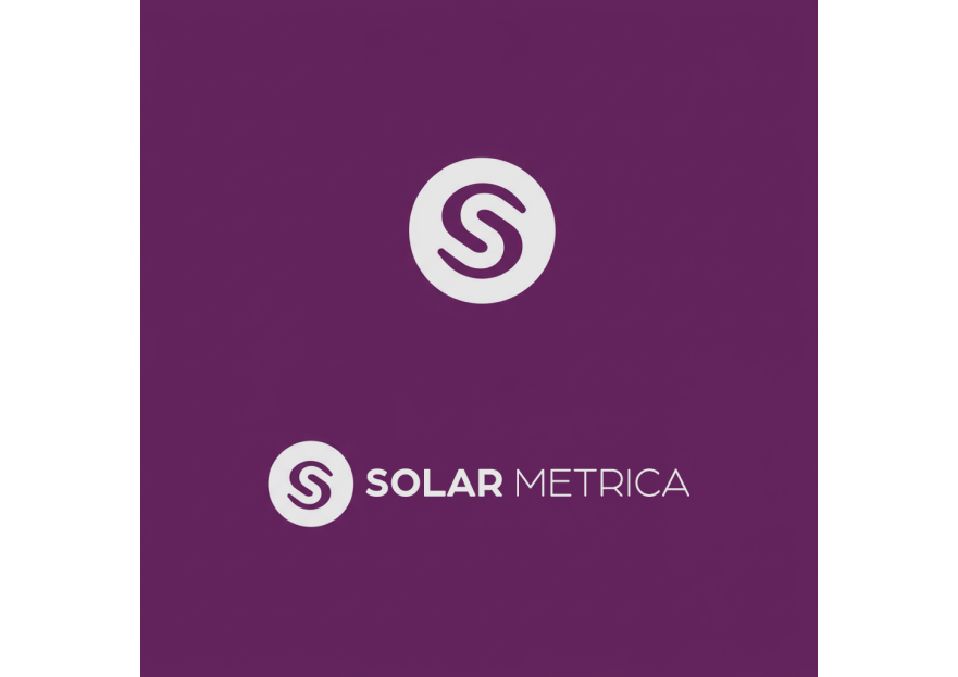 solarmetrica.com İçin Yenilikçi Logo yarışmasına tasarımcı Freelancetasarim tarafından sunulan  tasarım 