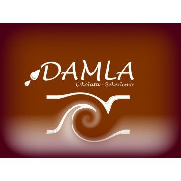 DAMLA Çikolata ve Şekerleme logo tasarım yarışmasına tasarımcı TeZCaN tarafından sunulan  tasarım 
