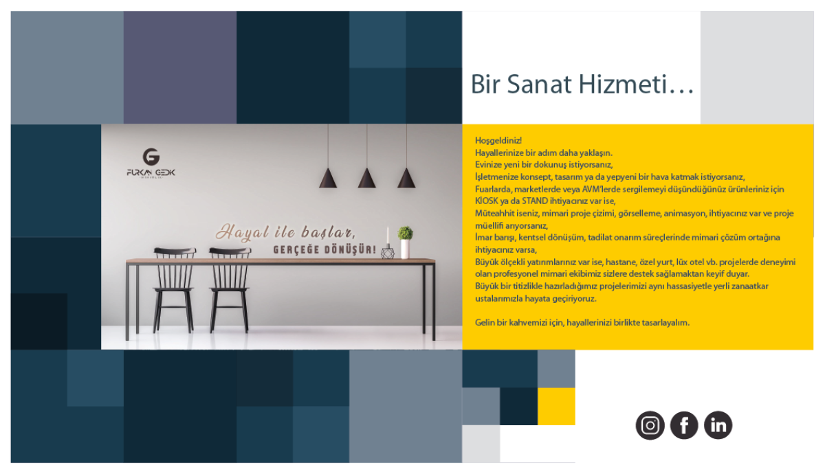 Tasarlayan Booskurt-Mimari Tasarım sitesi / Modern ve Basic