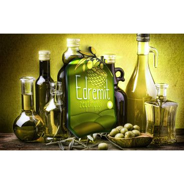 EDREMİT ZEYTİNYAĞI yarışmasına tasarımcı Grafiksir™ tarafından sunulan  tasarım 