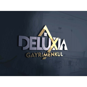 DELUXIA GAYRİMENKUL LOGO VE DAHASI... yarışmasına tasarımcı ogzhnygns tarafından sunulan  tasarım 