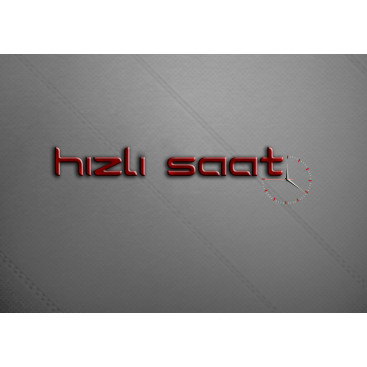 Hizlisaat.com logosunu arıyor yarışmasına tasarımcı 7muti tarafından sunulan  tasarım 