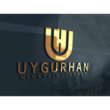 UYGURHAN MİMARLIK LOGOSUNU ARIYOR yarışmasına tasarımcı Ahenk tarafından sunulan  tasarım 