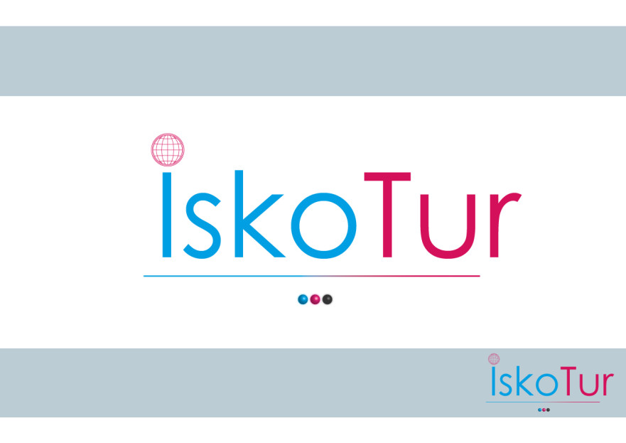 İSKO TUR SEYAHAT ACENTASI LOGOSU yarışmasına tasarımcı Technozede tarafından sunulan  tasarım 