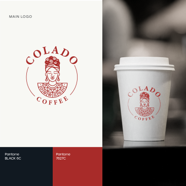 Kahve zinciri markamızın logo tasarımı yarışmasına tasarımcı redsockset tarafından sunulan  tasarım 