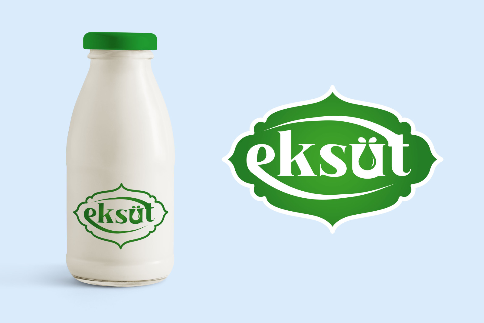 Tasarlayan ALFA™-EK süt logosu farklı bir logo sıradışı 