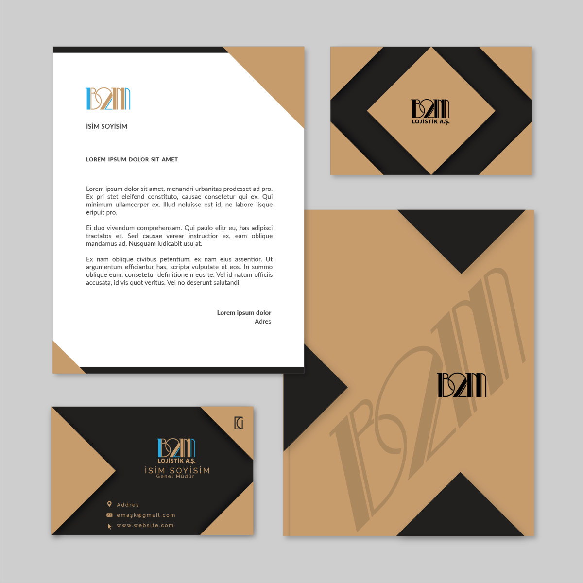 Tasarlayan DreamDesigner-Lojistik şirketi kurumsal+logo 