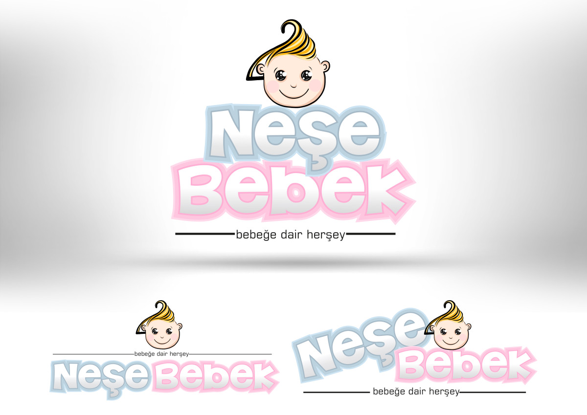 Tasarlayan osetmedya-NeşeBebek.com Logo Tasarımı 355x100 px