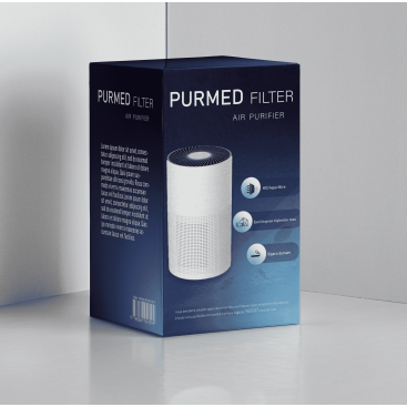 HEPA FİLTRE KUTU TASARIMI yarışmasına tasarımcı Damla Eryılmaz tarafından sunulan  tasarım 