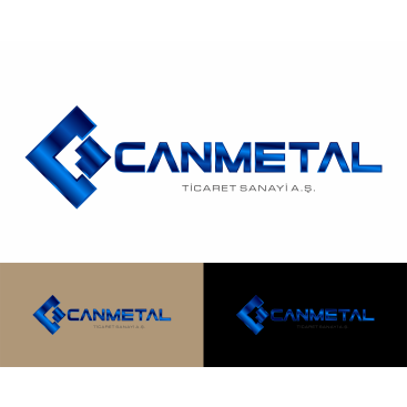 CANMETAL demir pazarlama logo ve kartviz yarışmasına tasarımcı Boss Reklam tarafından sunulan  tasarım 