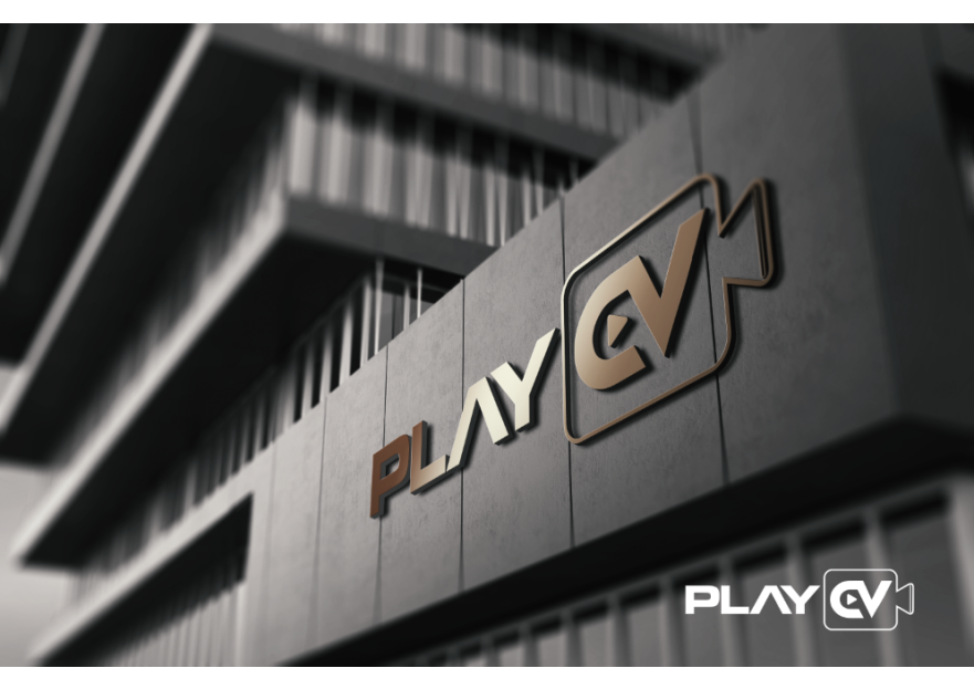 Videolu CV platformu için logo tasarımı yarışmasına tasarımcı GCLONR tarafından sunulan  tasarım 