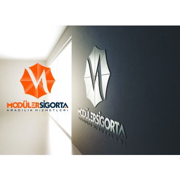 Modüler Sigorta Logo Tasarımı yarışmasına tasarımcı hattori hanzo® tarafından sunulan  tasarım 