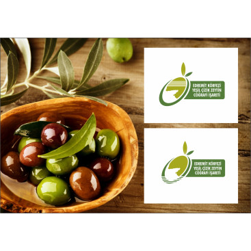 Edremit Körfezi Yeşil Çizik Zeytin yarışmasına tasarımcı grafikerh tarafından sunulan  tasarım 