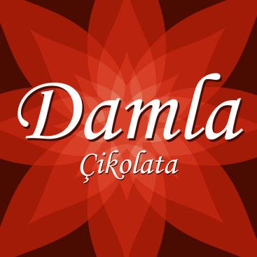 DAMLA Çikolata ve Şekerleme logo tasarım yarışmasına tasarımcı ankebut_raculin tarafından sunulan  tasarım 