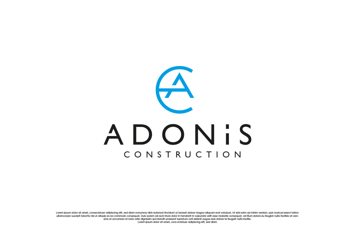 Tasarlayan tarzını yansıt-Adonis Construction Logo Tasarımı